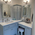 Decor Wonderland Large 31.5" x 23.6" Rectangular Frameless Bathroom Vanity Wall Mirror - Hangs Horizontally or Vertically