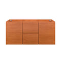 Modway Scenic 48" Single Sink Compatible (Not Included) Bathroom Vanity Cabinet in Cherry Walnut