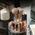 iZZZHH Lipstick Beauty Egg Cosmetic Swivel Organizer Dresser Desktop Storage Bucket