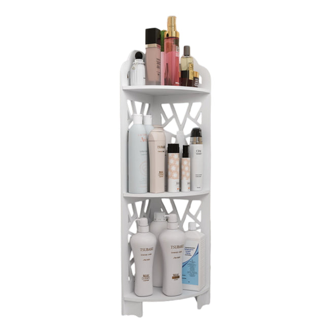 IVV 3 Tier Corner Bath Cabinets, Corner Shower Shelves for Bathroom, Bathtub Storage Organizer, Shampoo Accessories