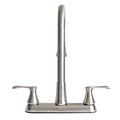 22167143 -Hybrid Metal Kitchen Sink Faucet 28mm Spout with Pull down Spray Brushed Nickel