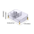 Clearance! Desktop Cosmetics Storage Box PET Dresser Beauty Storage Basket Sundries Transparent Compartment Storage Box New