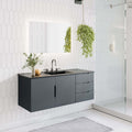 Modway Vitality 48" Double or Single Sink Compatible (Not Included) Bathroom Vanity Cabinet in Gray