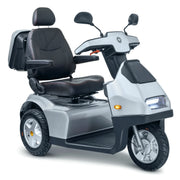 Afikim Afiscooter S3 All-Terrain – Silver, three-quarter studio view