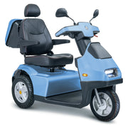 Afikim Afiscooter S3 All-Terrain – Blue, three-quarter studio view
