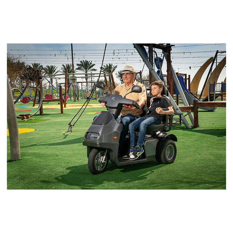 Afikim Afiscooter S3 2-Seater Canopy – lifestyle view
