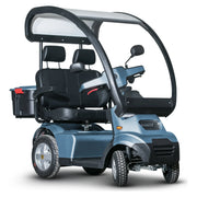 Afikim Afiscooter S4 2-Seater Canopy – Blue, dual seat with hardtop canopy