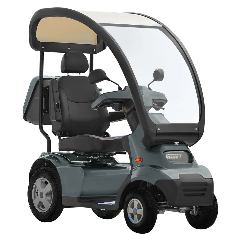 Afikim Afiscooter S4 Canopy – Grey with hardtop canopy