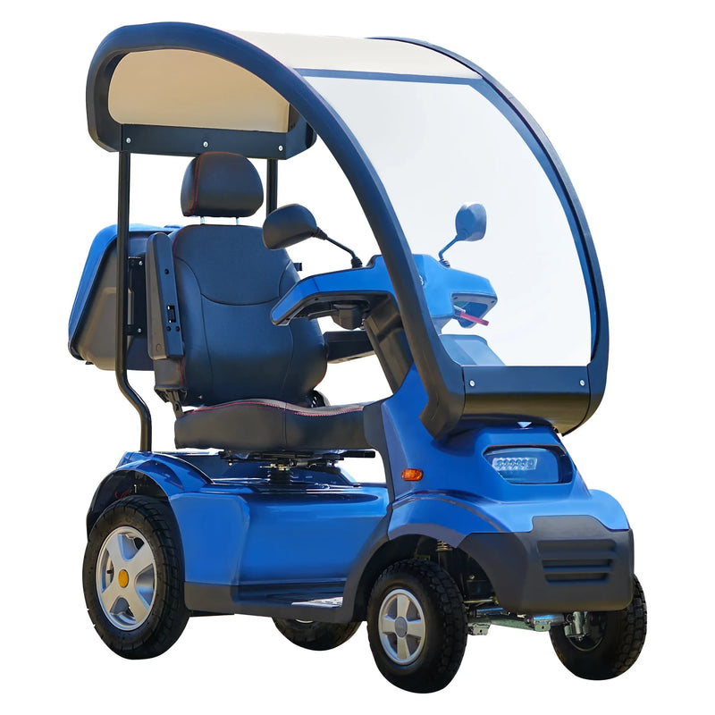 Afikim Afiscooter S4 Canopy – Blue with hardtop canopy