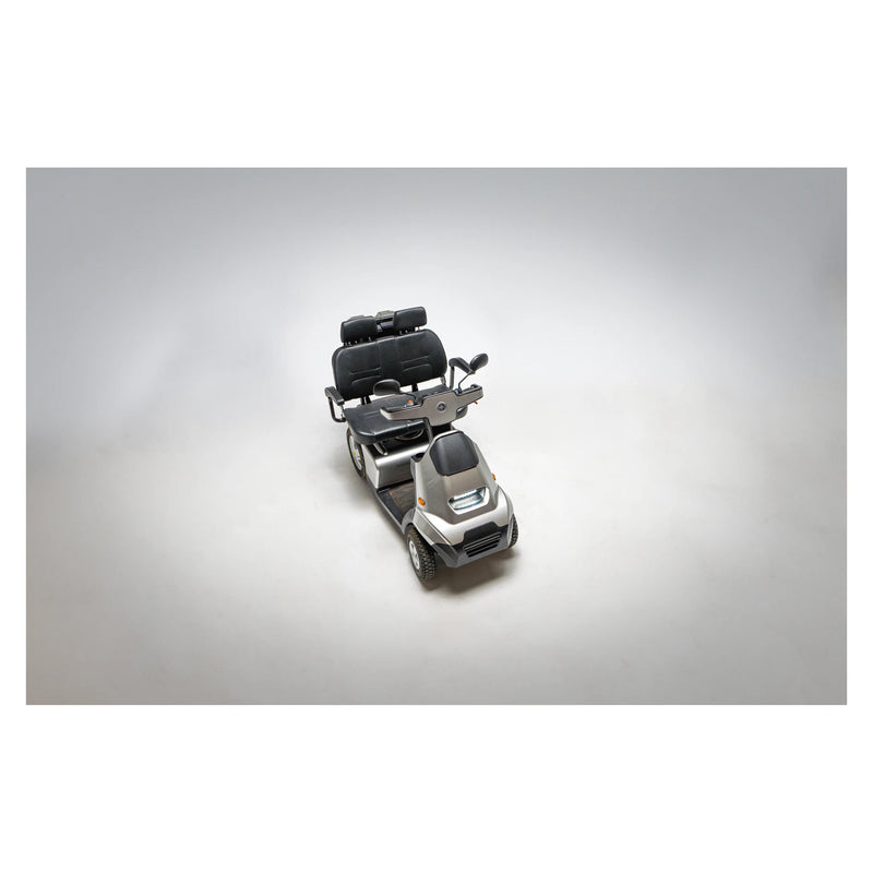 Afikim Afiscooter S4 2-Seater – dual seat in Silver, rear