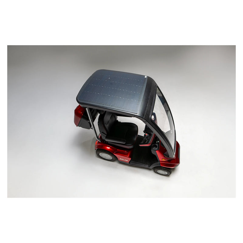 Afikim Afiscooter S4 Solar Canopy – the solar panel from above