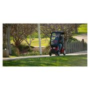 Afikim Afiscooter S4 Canopy – canopy fitted, on a path
