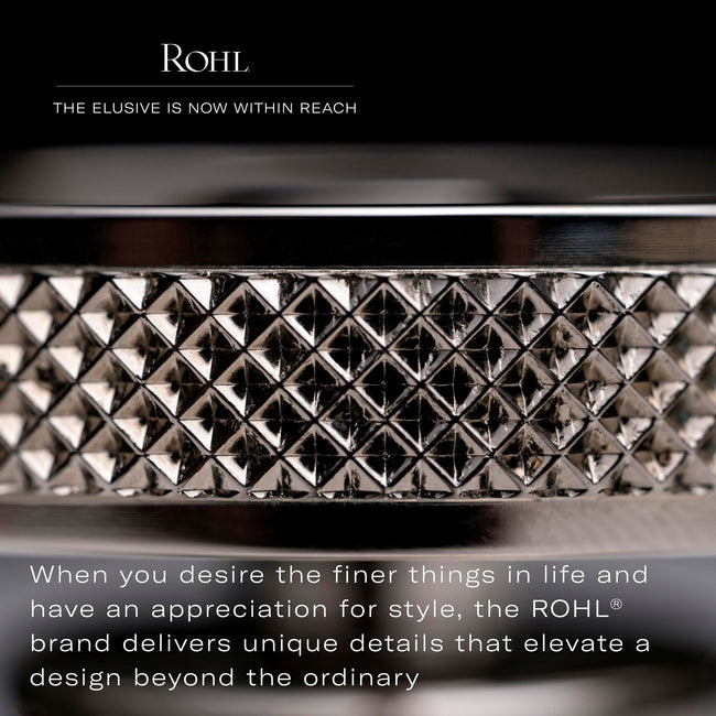 Rohl Italian Bath Trim Package Only No Rough To Volume Control In Polished Chrome With Metal Lever