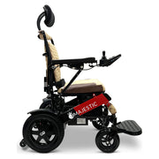 ComfyGo Majestic IQ-9000 Auto Recline power wheelchair – coffee cushion and backrest