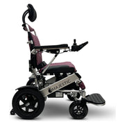 ComfyGo Majestic IQ-9000 Auto Recline power wheelchair – purple cushion and backrest