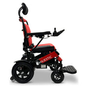 ComfyGo Majestic IQ-9000 Auto Recline power wheelchair – red cushion and backrest