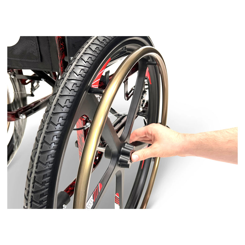ComfyGo X-1 SE manual wheelchair – view 12