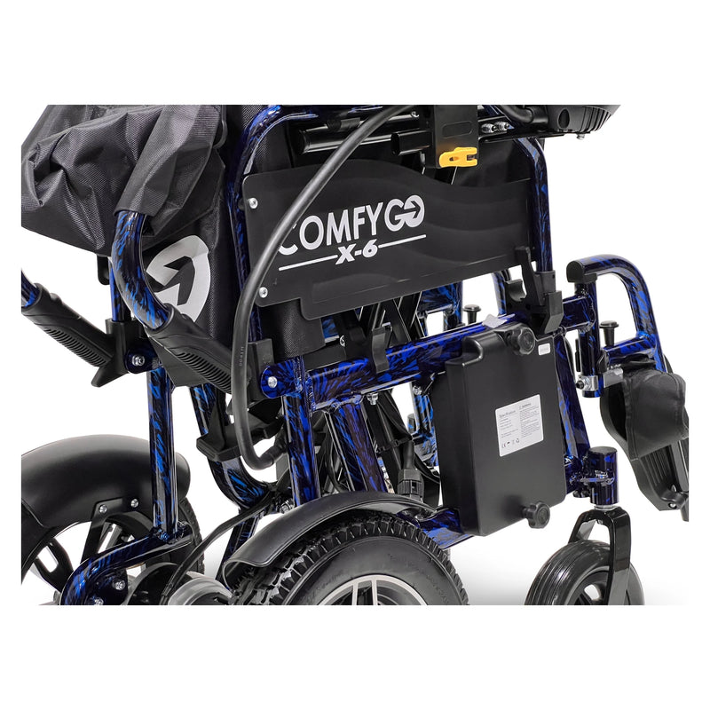 ComfyGo X-6 folding power wheelchair – view 1