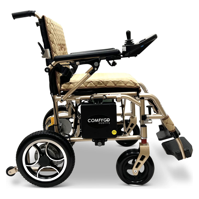 ComfyGo X-7 lightweight folding power wheelchair – view 1