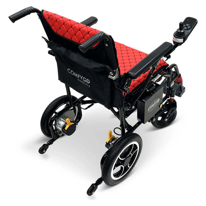 ComfyGo X-7 lightweight folding power wheelchair – view 2