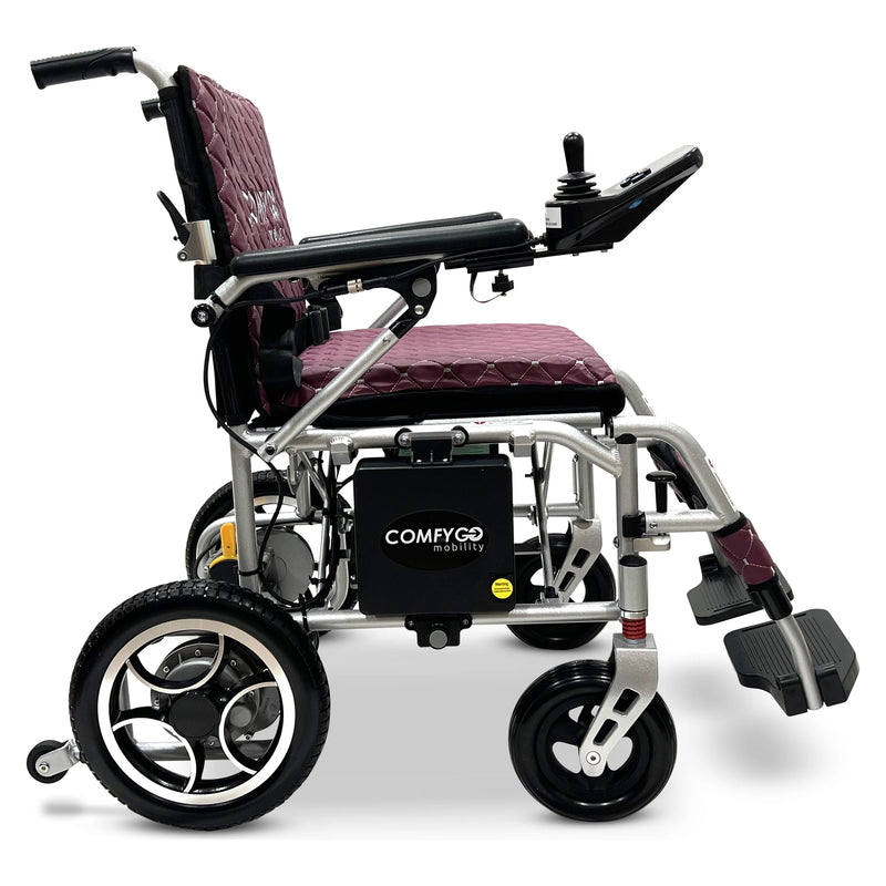 ComfyGo X-7 lightweight folding power wheelchair – view 3