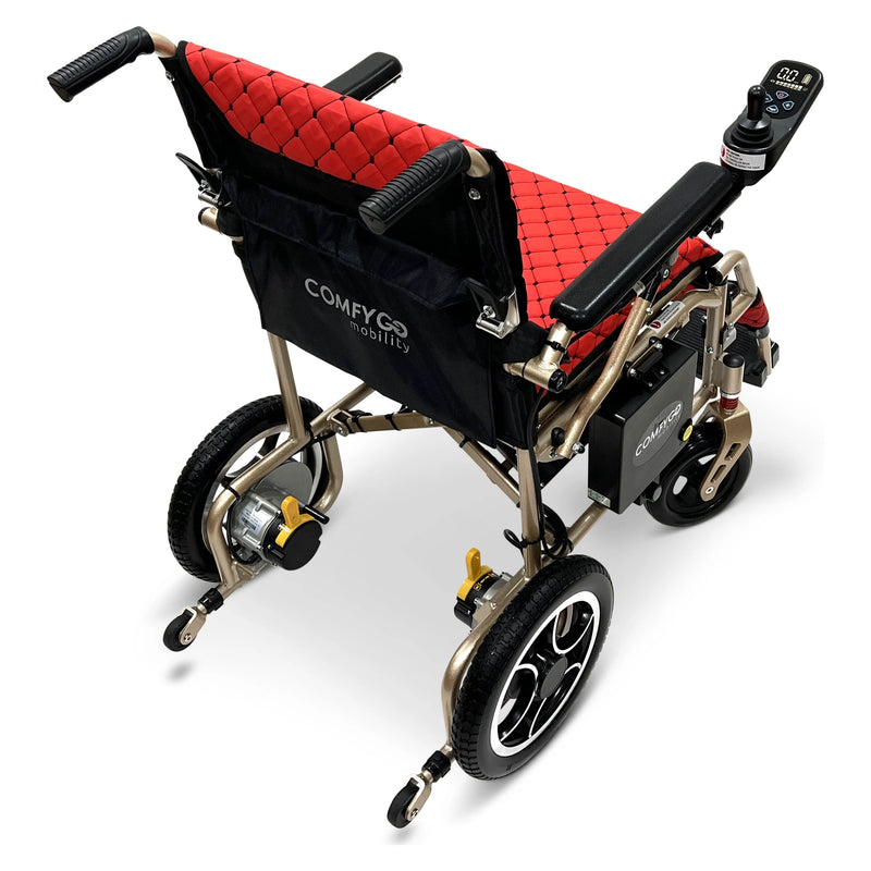 ComfyGo X-7 lightweight folding power wheelchair – view 7