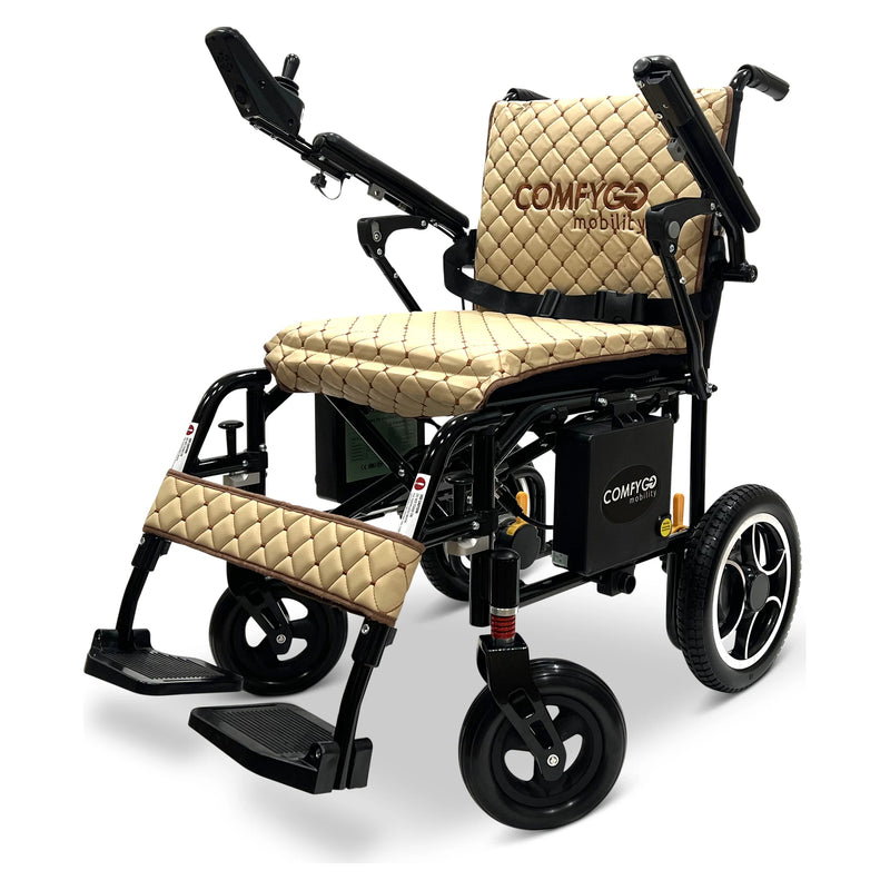 ComfyGo X-7 lightweight folding power wheelchair – view 8