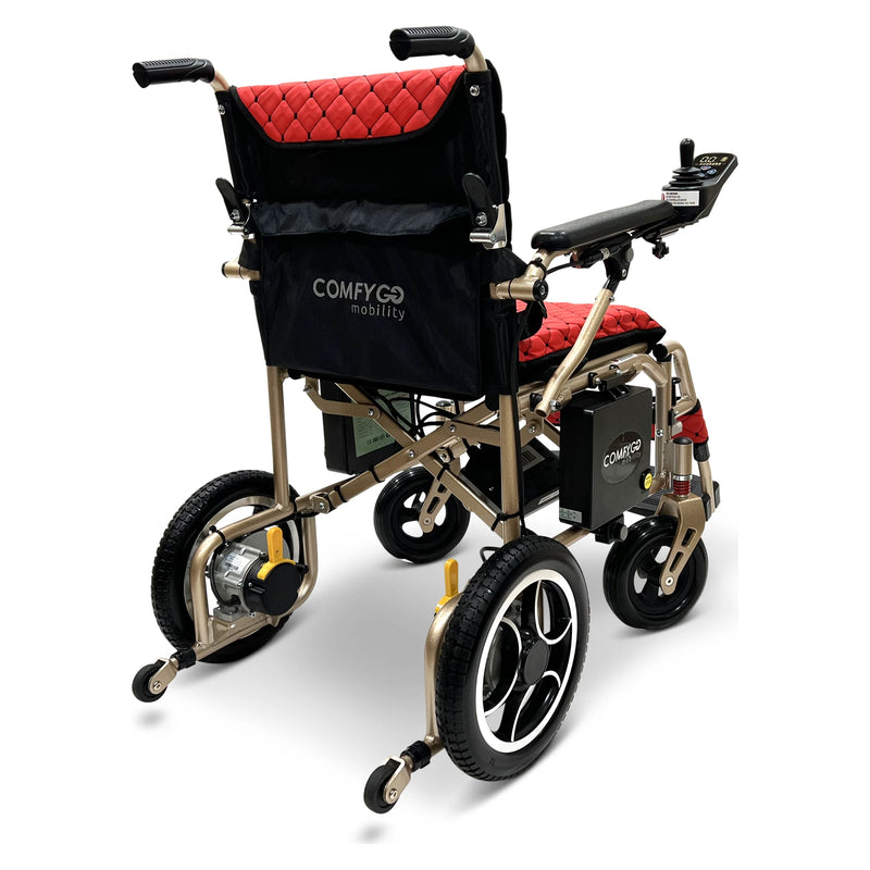 ComfyGo X-7 lightweight folding power wheelchair – view 10