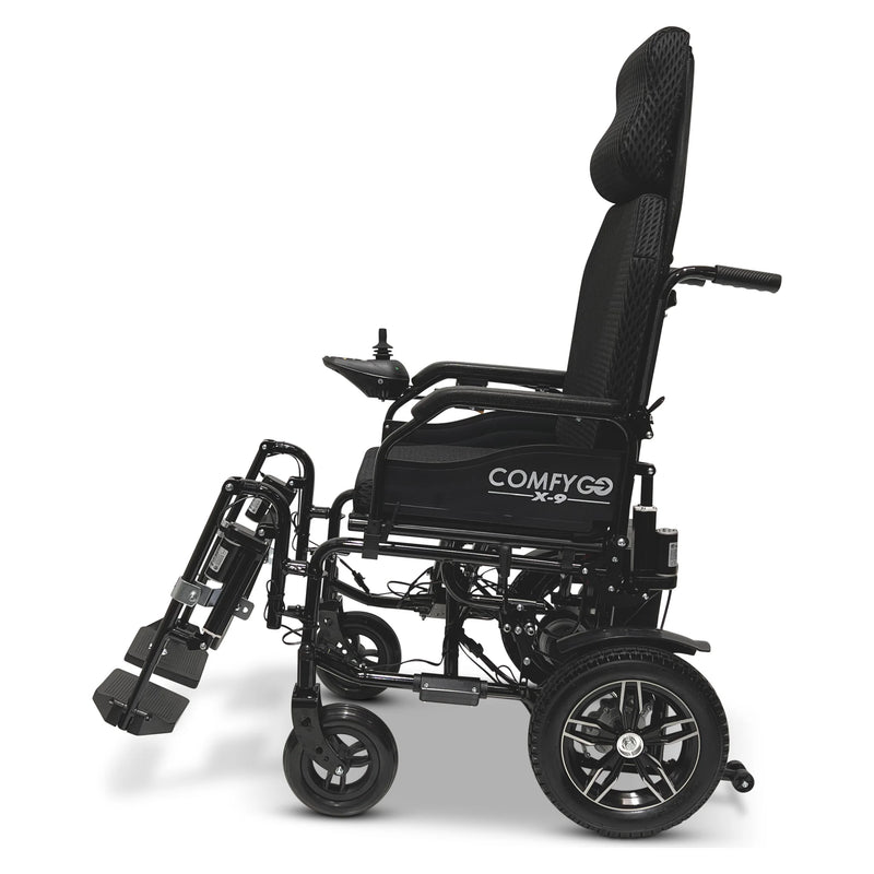 ComfyGo X-9 auto-recline power wheelchair – view 2