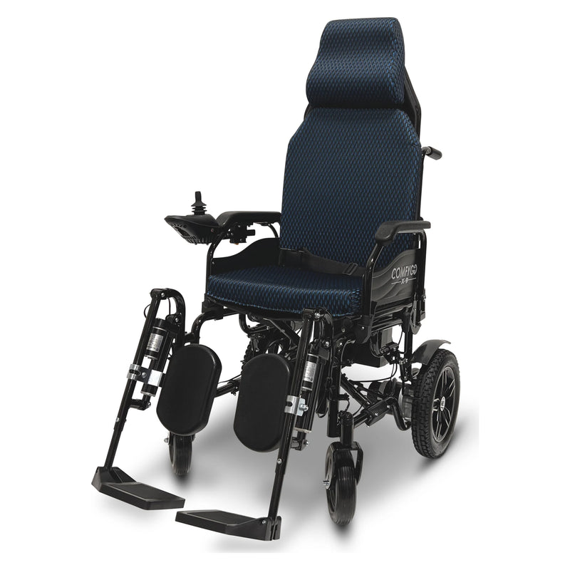 ComfyGo X-9 auto-recline power wheelchair – view 4