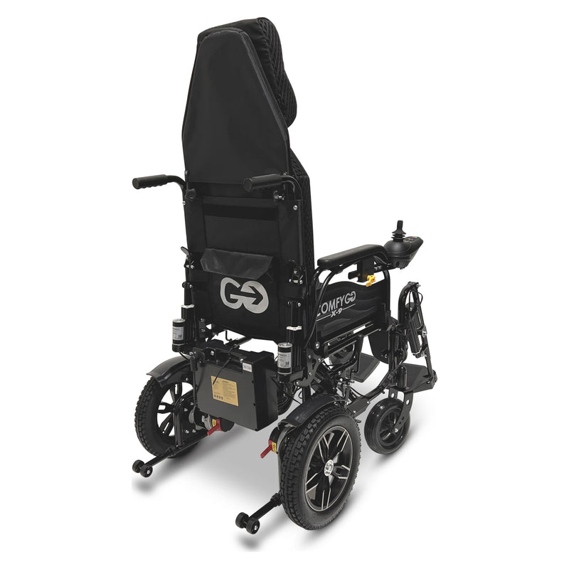 ComfyGo X-9 auto-recline power wheelchair – view 5