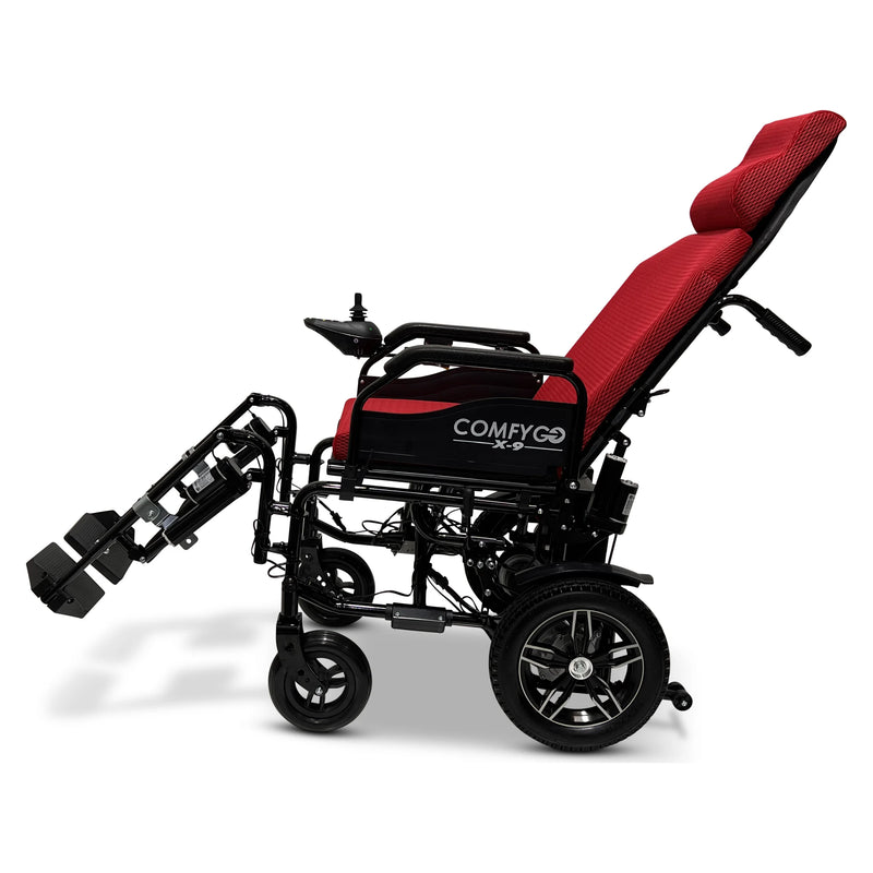 ComfyGo X-9 auto-recline power wheelchair – view 9