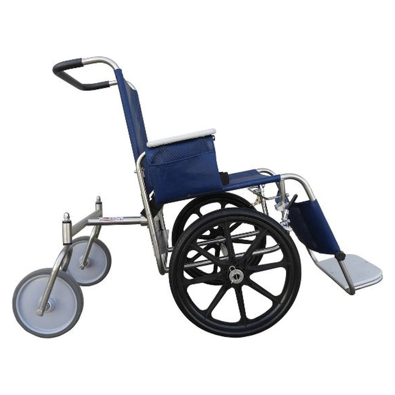 DeBug Aquatic Pool Wheelchair – side view