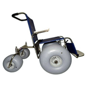 DeBug Fixed Leg Rest Beach Wheelchair – studio view