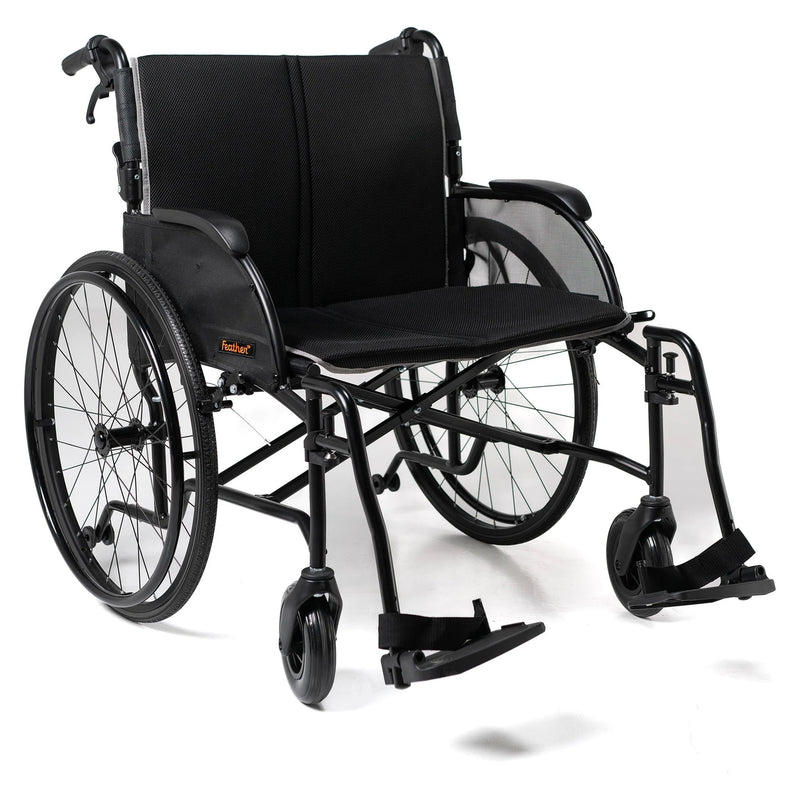 Feather Chair HD 450 wheelchair – three quarter view