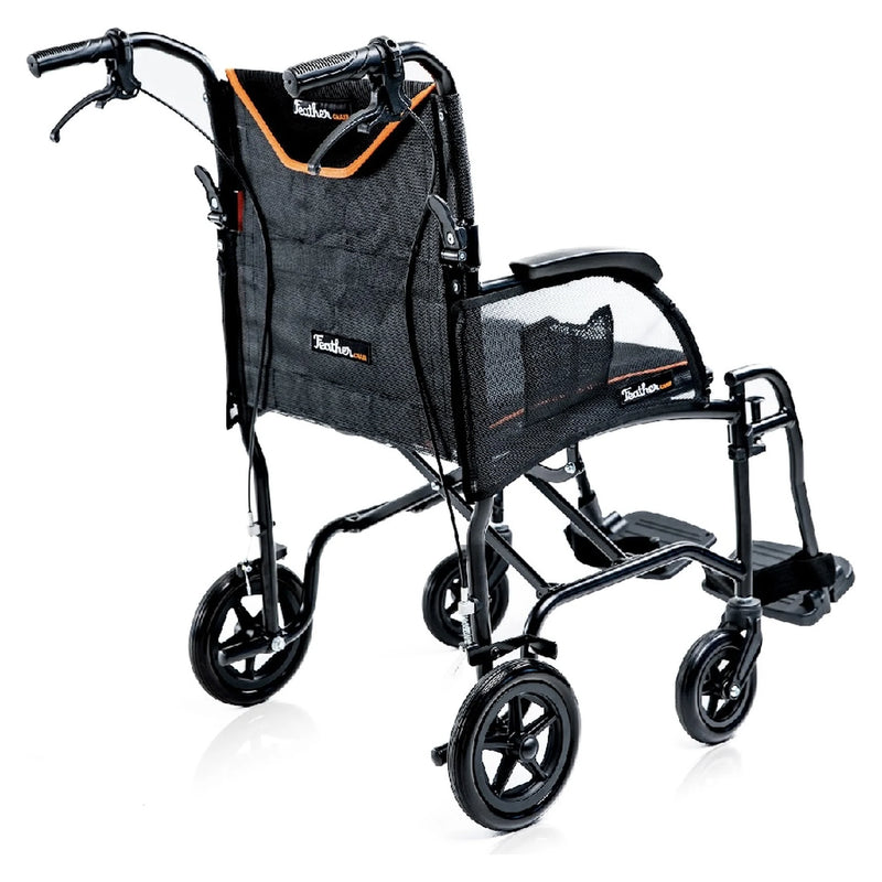 Feather Transport wheelchair – back view