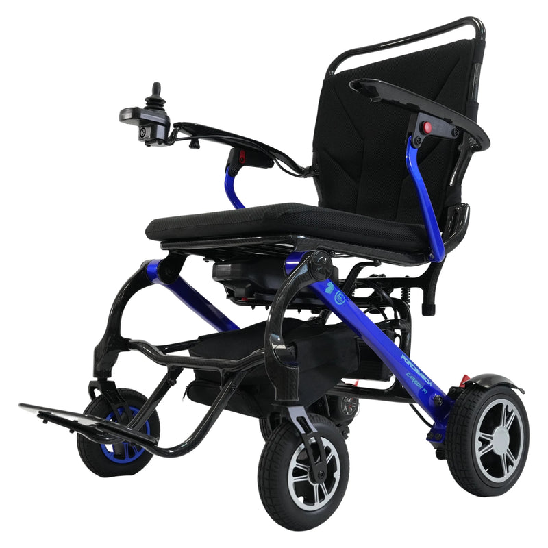 Forcemech Carbon F1 – Blue, three-quarter view