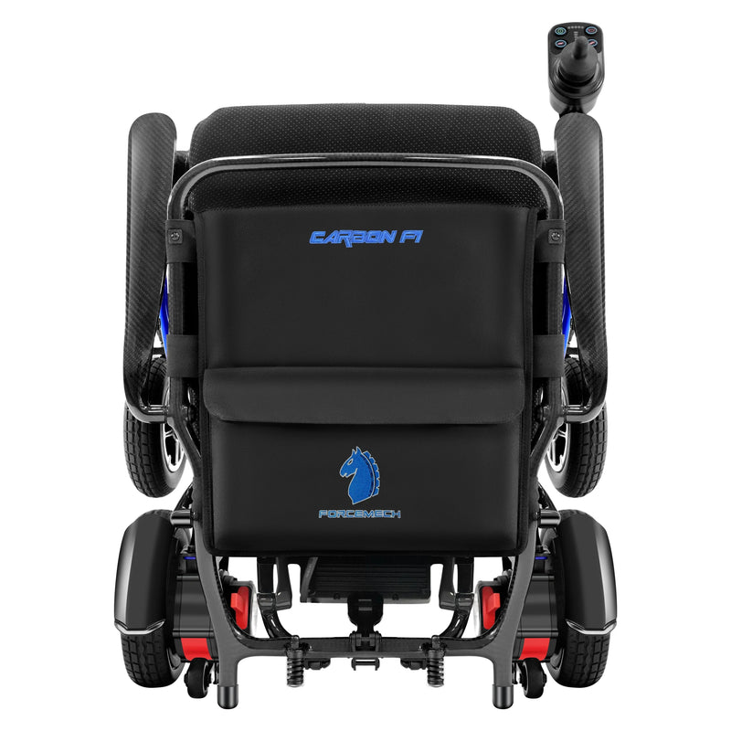 Forcemech Carbon F1 – Blue, rear three-quarter
