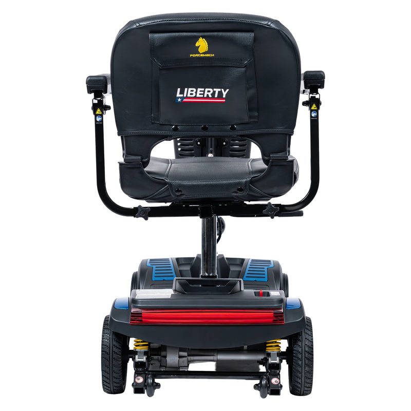 Forcemech Liberty – Blue accent, rear view