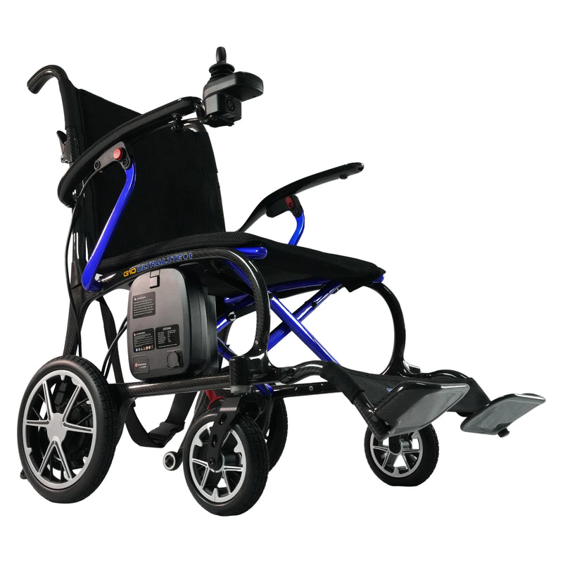 Forcemech Ultralite G10 – Blue, rear three-quarter