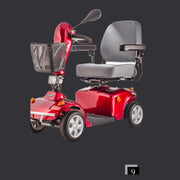 FreeRider FR 168-4S II mobility scooter – product photograph, FreeRider range booklet