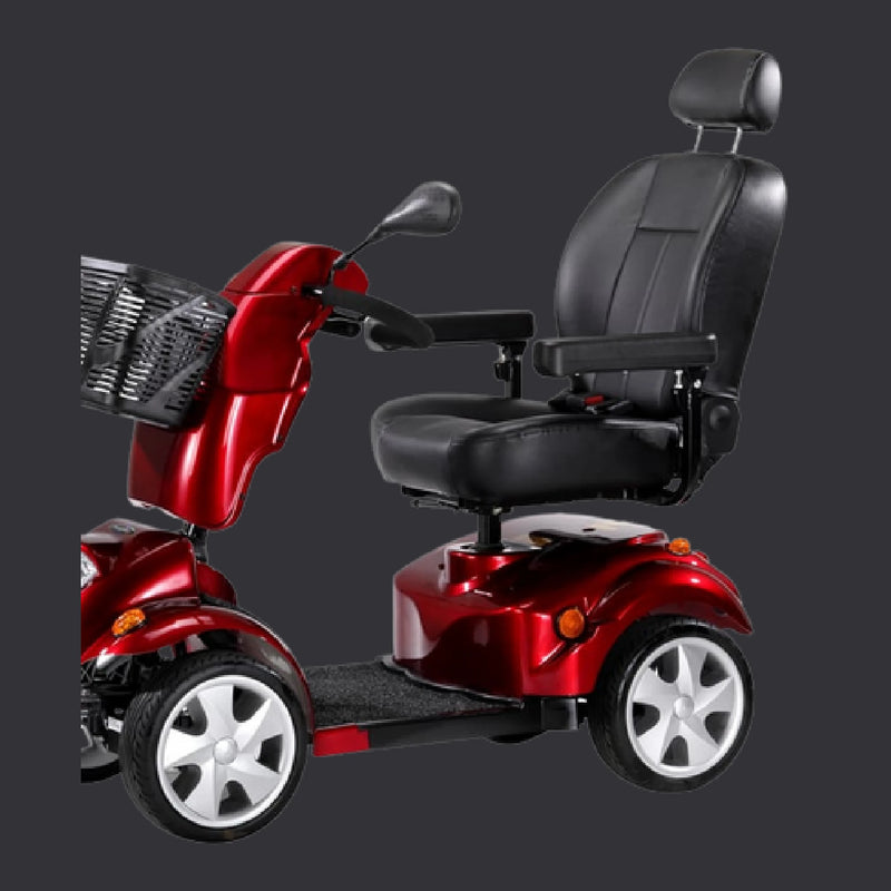 FreeRider FR 510F II mobility scooter – product photograph, FreeRider range booklet