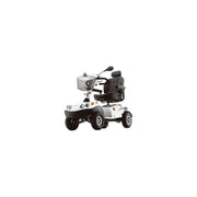 FreeRider FR GDX mobility scooter – three-quarter view, Silver
