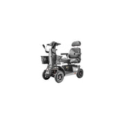 FreeRider FR1 Terrain mobility scooter – three-quarter view, Metallic Gray