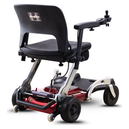 FreeRider Luggie Chair folding power wheelchair – three-quarter view