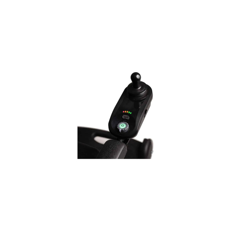 FreeRider Luggie Chair folding power wheelchair – joystick controller