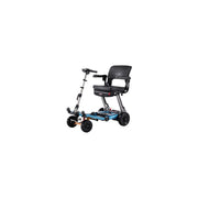 FreeRider Luggie Super Plus 4 mobility scooter – three-quarter view, Ocean Blue