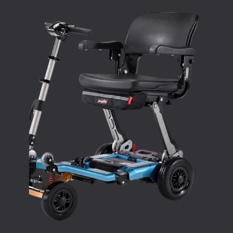 FreeRider Luggie Super Plus 4 mobility scooter – product photograph, FreeRider range booklet