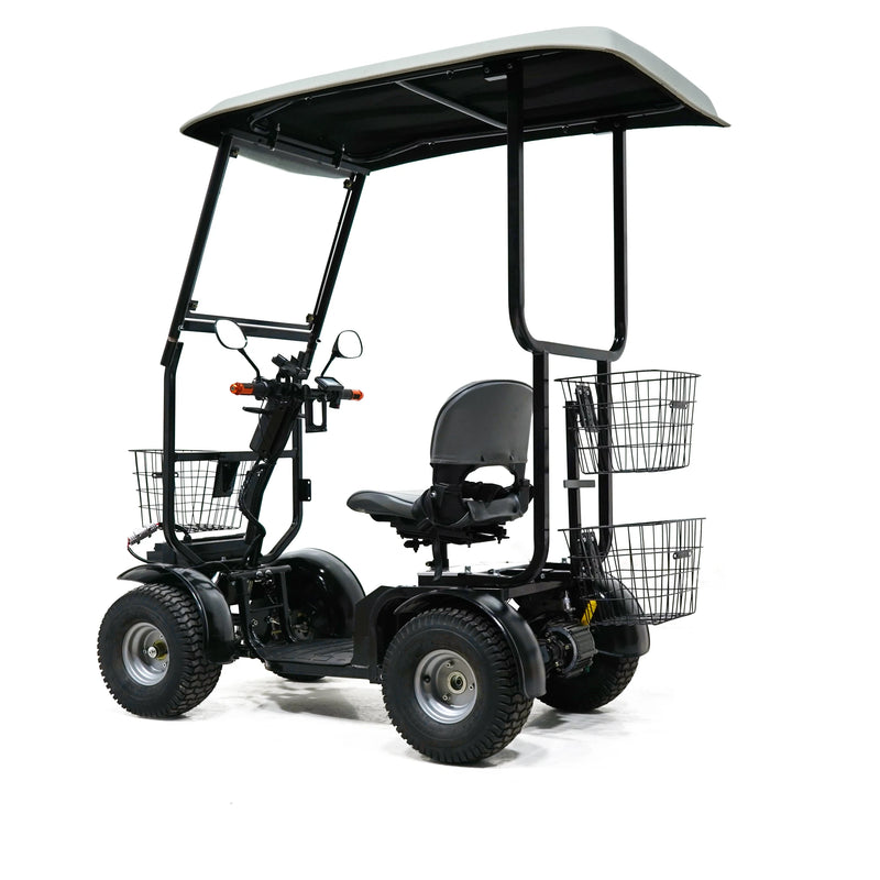 Green Transporter Cheeta Ninja – canopy version, rear three-quarter view
