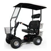 Green Transporter Cheeta Ninja – double seat with canopy, front three-quarter view